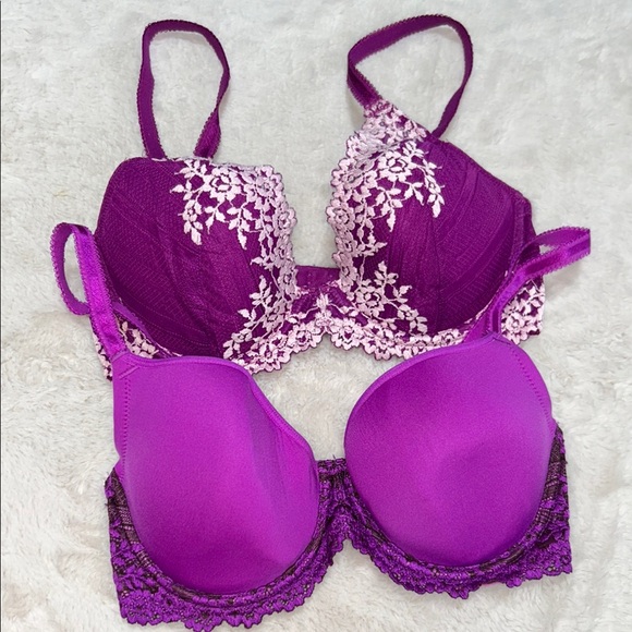 Wacoal Other - 32D Wacoal lightly lined purple bra set